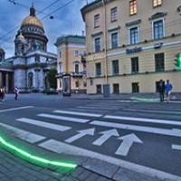 На московских зебрах появятся "лежачие светофоры"