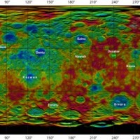 НАСА представило подробную карту Цереры