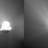 Зонд «Розетта» зафиксировал выброс газа на комете