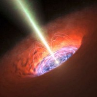 Астрономы обнаружили сильное магнитное поле у сверхмассивной чёрной дыры
