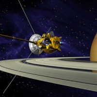 Станция Cassini показала фотографию кратеров Тефии