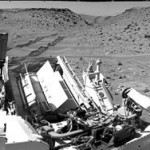 Марсоход Curiosity сделал снимок "скал Миссула" на Марсе