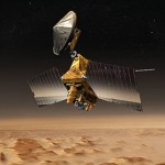 Орбитальная станция НАСА сняла путешествующий марсоход