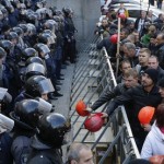 МВД Украины провело первые задержания митингующих шахтёров