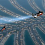 Швейцарский летчик представил видео полета на реактивном ранце над Дубаем