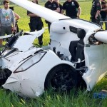 Летающий AeroMobil 3.0 упал с неба